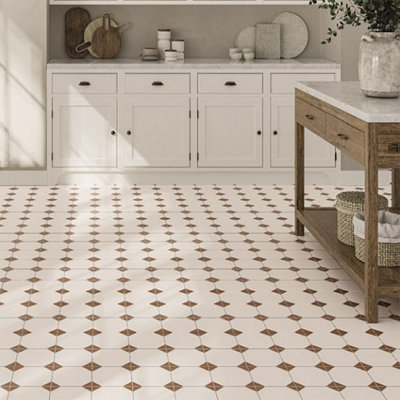Ceramica Canterbury Terra 330mm X 330mm Porcelain Wall & Floor (Pack Of 9 W/ Coverage Of 1M2)