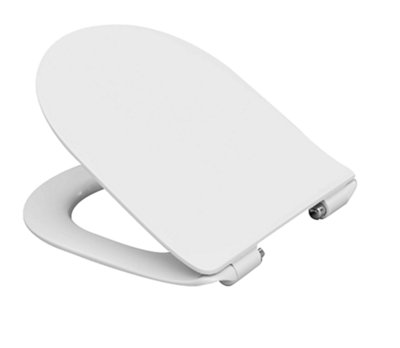 FixTheBog (Z80164C004) Roca Nexo Slim Replacement Seat With Soft Close Hinges White from B&Q