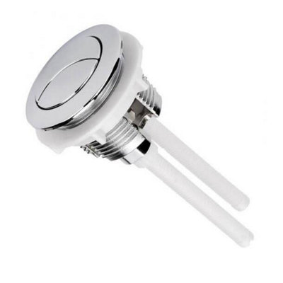 B&Q -  (Ah0010500R) Roca Style Dual Flush Push Button And Adjustable Rods Chrome