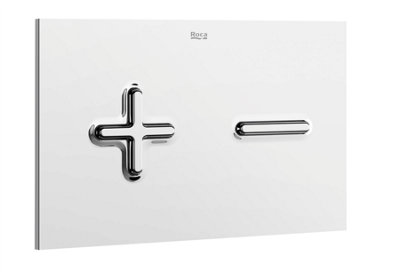 FixTheBog (A890085001) Roca Pl6 Concealed Cistern Flush Plate In Wall Systems from B&Q