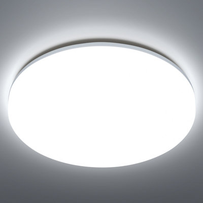 Aigostar 18W Bathroom Ceiling Light2100Lm Led Light Ip54 Waterproof 6500K Cool White from B&Q