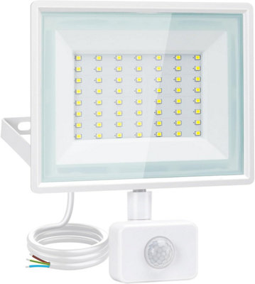 Aigostar Security Lights Outdoor Motion Sensor50W Pir Floodlight4300 Lumens Ip65 Waterproof 6500K Cool White from B&Q