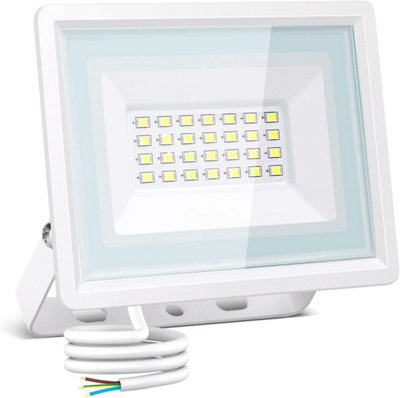 Aigostar 20W Led Floodlight Outdoor1650 Lumen Outdoor Security LightWaterproof Ip65 6500K Cool White from B&Q