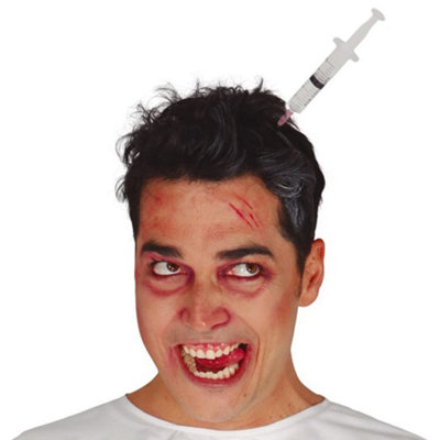 Amscan Syringe Through Head Headband Halloween Fancy Dress from B&Q