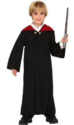 Fiestas Guirca Kids Magic Student Halloween Costume 7 Years Black/Burgundy - Image 4