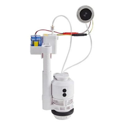 Nes Home Bathroom Dual Flush Contactless Flush Sensor Chrome from B&Q