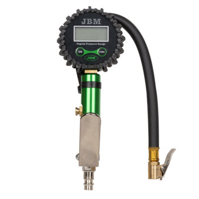 JBM Tyre Air Inflator And Pressure Tester With Digital Gauge from B&Q