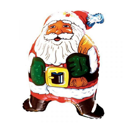 Flexmetal Super Santa 37" Foil Balloon Christmas Party DecorationSuitable For Air Or Helium from B&Q