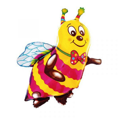 Flexmetal Happy Bee 38" Foil Balloon Party DecorationSuitable For Air Or Helium from B&Q
