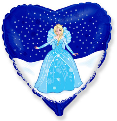Flexmetal Winter Princess 18" Foil Balloon Party DecorationSuitable For Air Or Helium from B&Q