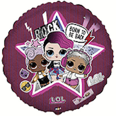 Flexmetal Lol Rock Star 18" Round Foil Balloon Party DecorationSuitable For Air Or Helium from B&Q