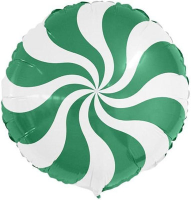 Flexmetal Candy Round Green 18" Foil Balloon Party DecorationSuitable For Air Or Helium from B&Q