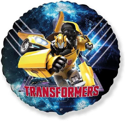 Flexmetal Transformers Bumblebee 18" Round Foil Balloon Party DecorationSuitable For Air Or Helium from B&Q