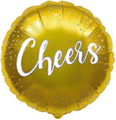 Flexmetal Cheers 18" Round Foil Balloon Party DecorationSuitable For Air Or Helium from B&Q
