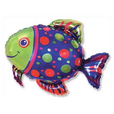 Flexmetal Spot Fish 26" Super Shape Foil Balloon Party DecorationSuitable For Air Or Helium from B&Q