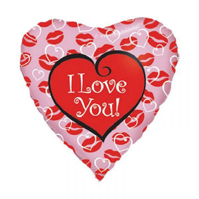 Flexmetal Heart Love Lips 18" Foil Balloon Party DecorationSuitable For Air Or Helium from B&Q