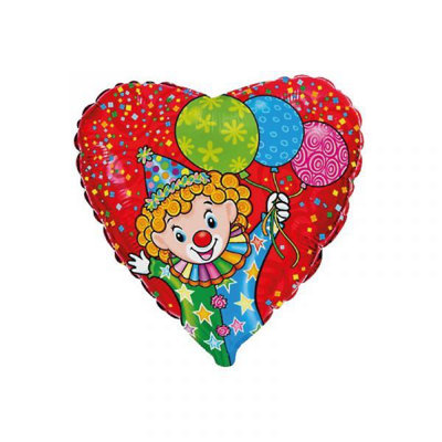 Flexmetal Happy Clown 18" Foil Balloon Party DecorationSuitable For Air Or Helium from B&Q