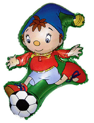 Flexmetal Noddy Football 39" Foil Balloon Party DecorationSuitable For Air Or Helium from B&Q