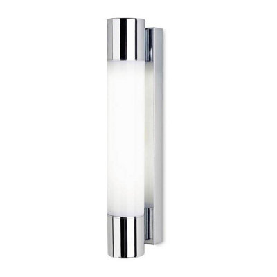 Luminosa Lighting Luminosa Leds C4 Dresde 1 Light Bathroom Small Wall Light Chrome Ip44 from B&Q