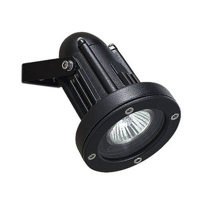 Luminosa Lighting Luminosa Helio Aluminium 1 Light Outdoor Spotlight Black Ip65Gu10 from B&Q