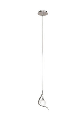 B&Q -  Luminosa Dali Ceiling Pendant 1 Light G9Polished Chrome