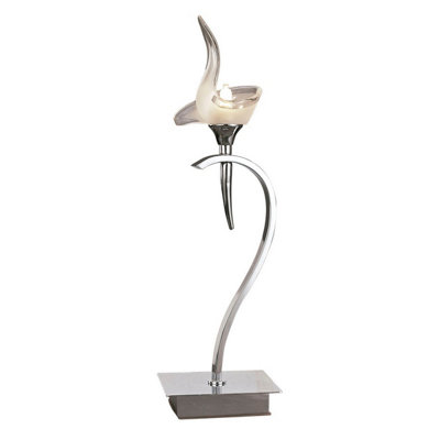 Luminosa Lighting Luminosa Viena Table Lamp G9Polished Chrome from B&Q