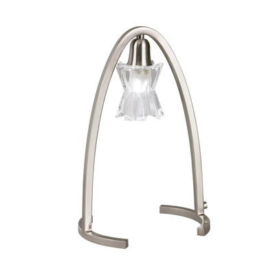 Luminosa Lighting Luminosa Alaska Table 1 Light G9Satin Nickel from B&Q