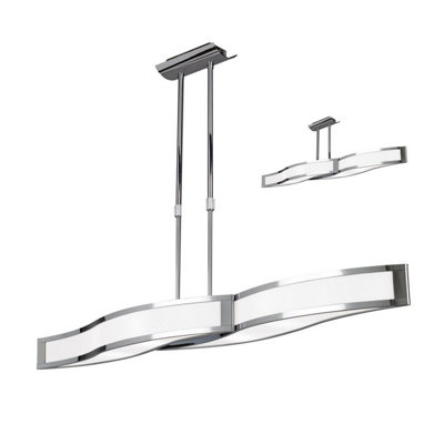 Luminosa Lighting Luminosa Sintesys Linear Telescopic Convertible To Semi Flush E27 4 Light E27M0666 from B&Q