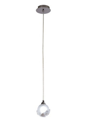 Inspired Lighting Fragma Pendant Light Chrome - Image 4