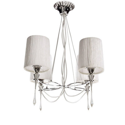 Inspired Lighting Lucca Pendant Light Chrome - Image 3