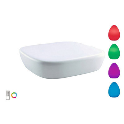 Luminosa Lighting Luminosa Pao Table Rechargeable Led Rgb Outdoor Ip65Opal White3Yrs Warranty Item Weight: 16.3Kg from B&Q