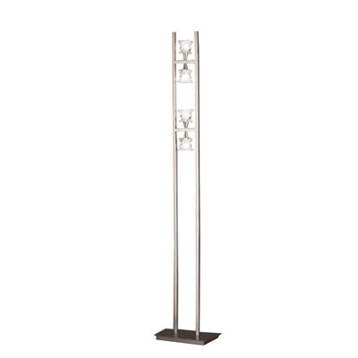 Luminosa Lighting Luminosa Salomon Floor Lamp 4 Light G9Satin NickelNot Led/cfl Compatible from B&Q