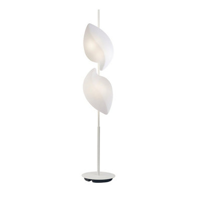 Luminosa Lighting Luminosa Natura Floor Lamp 4 Light E27 Outdoor Ip44Matt White/opal White from B&Q