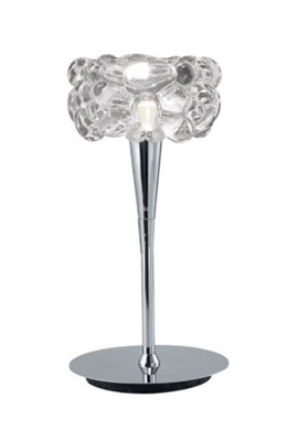 B&Q -  Luminosa O2 Table Lamp 1 Light G9Polished Chrome