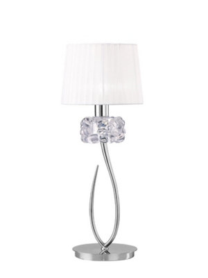 Inspired Lighting Loewe Table Lamp Chrome - Image 4