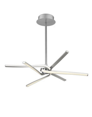 Inspired Lighting Knot Ceiling Light Silver - Image 4
