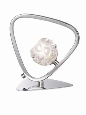 B&Q -  Luminosa Lux Table Lamp 1 Light G9Polished Chrome