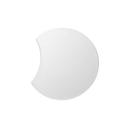Luminosa Lighting Luminosa Fusion Flush Wall Lamp 25Cm Round480Lm8W Led 3000K Matt WhiteAcrylic from B&Q