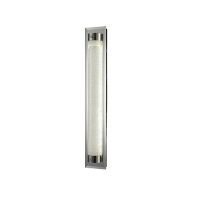 Luminosa Lighting Luminosa Tube Flush 21W Led 4000K Polished Chrome/ Sand Diamond1800Lm3Yrs Warranty from B&Q