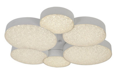 Netlighting Unisex White Fusion Ceiling Light 54W 2830Lm Rf Remote Led 61Cm - Image 3