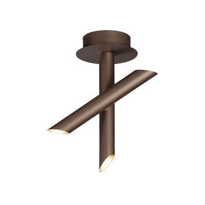 Luminosa Lighting Luminosa Take Bronze Ceiling 9W Led 3000K800LmBronze from B&Q