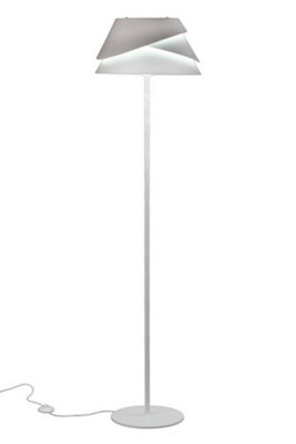Netlighting Unisex White Alboran Floor Lamp 1X40w (No Inc) Alumimium Iron In Size 1 - Image 4