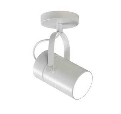 Luminosa Lighting Luminosa Fusion Spotlight 1L 1 X E27 Max 40W (Not Incl) White from B&Q