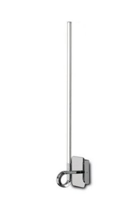 Luminosa Lighting Luminosa Cinto Wall Lamp 83Cm12W Led3000K960LmPolished Chrome from B&Q