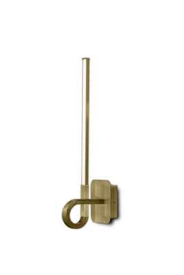 Luminosa Lighting Luminosa Cinto Wall Lamp 48Cm6W Led3000K480LmAntique Brass from B&Q