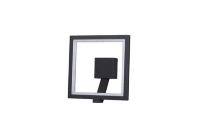 Luminosa Lighting Luminosa Rodas Wall Lamp9.5W Led3000K700LmIp65Anthracite from B&Q