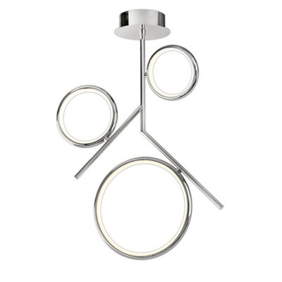 Luminosa Lighting Luminosa Olimpia Ceiling36W Led3000K2700LmIp20Chrome from B&Q