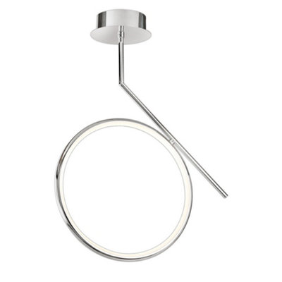 B&Q -  Luminosa Olimpia Ceiling25W Led3000K1875LmIp20Chrome