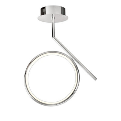 B&Q -  Luminosa Olimpia Ceiling20W Led3000K1500LmIp20Chrome