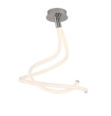Netlighting Unisex Silver Nur Ceiling 50W Led 3000K 3750Lm Ip20 Chrome Year Warranty In Size 3 - Image 4